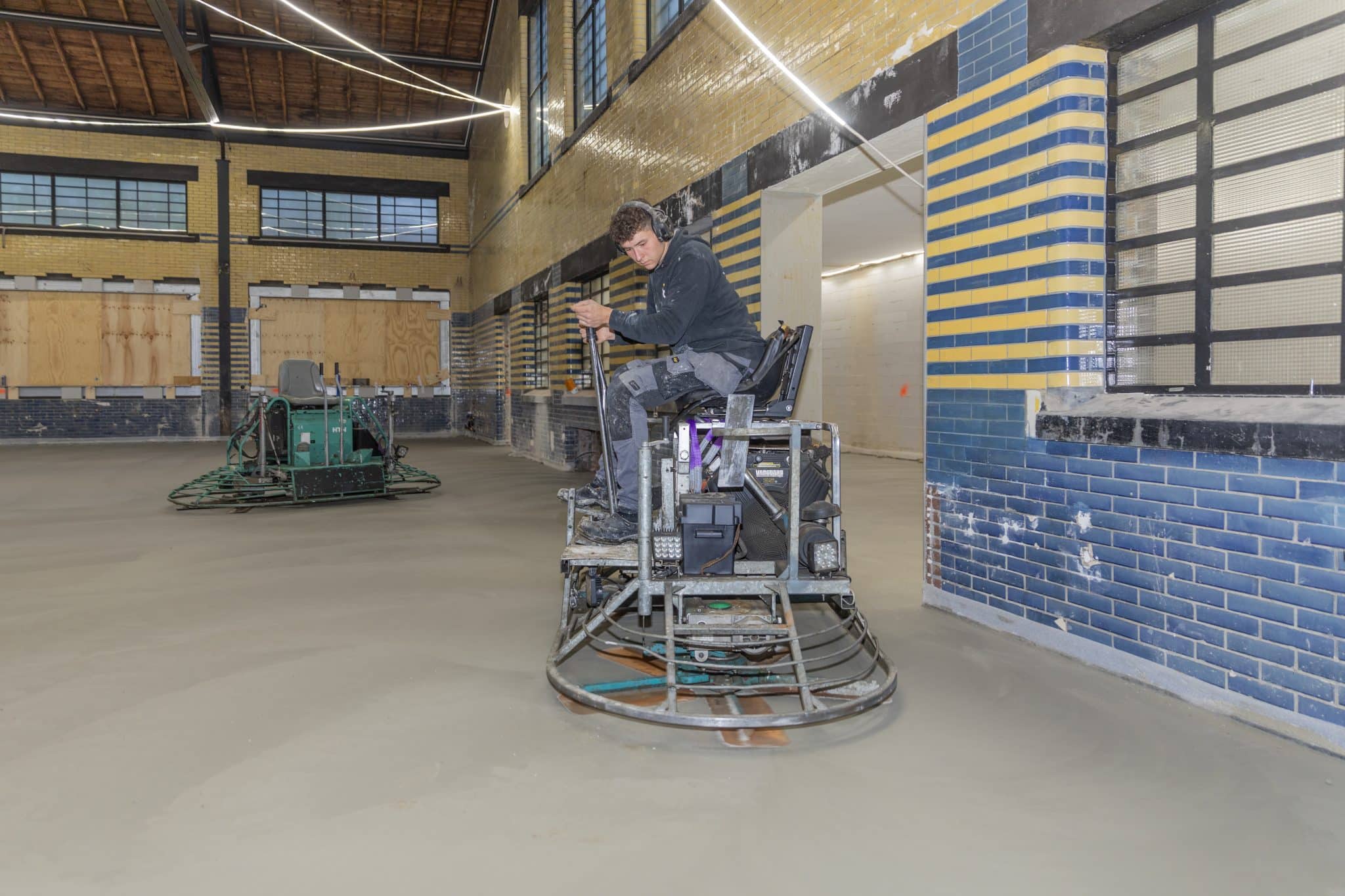 Betonvloer vlinderen